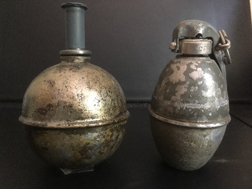 AB Mle 1916 et incendiaire fumigène Mle 1916