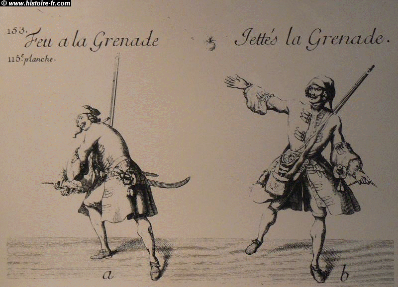 Grenadier sous Louis XV musee de l'infanterie de Montpellier sur www.histoire-fr.com