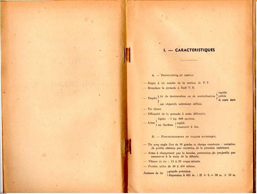 Notice lance grenade mle 37 1947 3