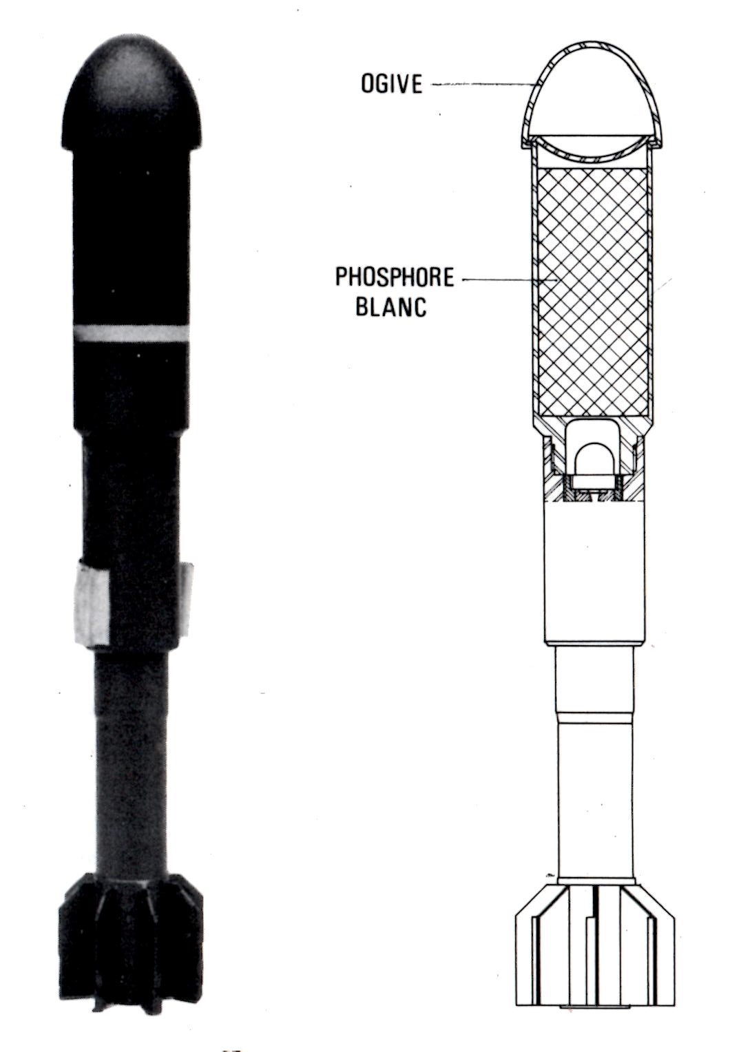 Grenade a fusil fumigene 47 mm mle 60