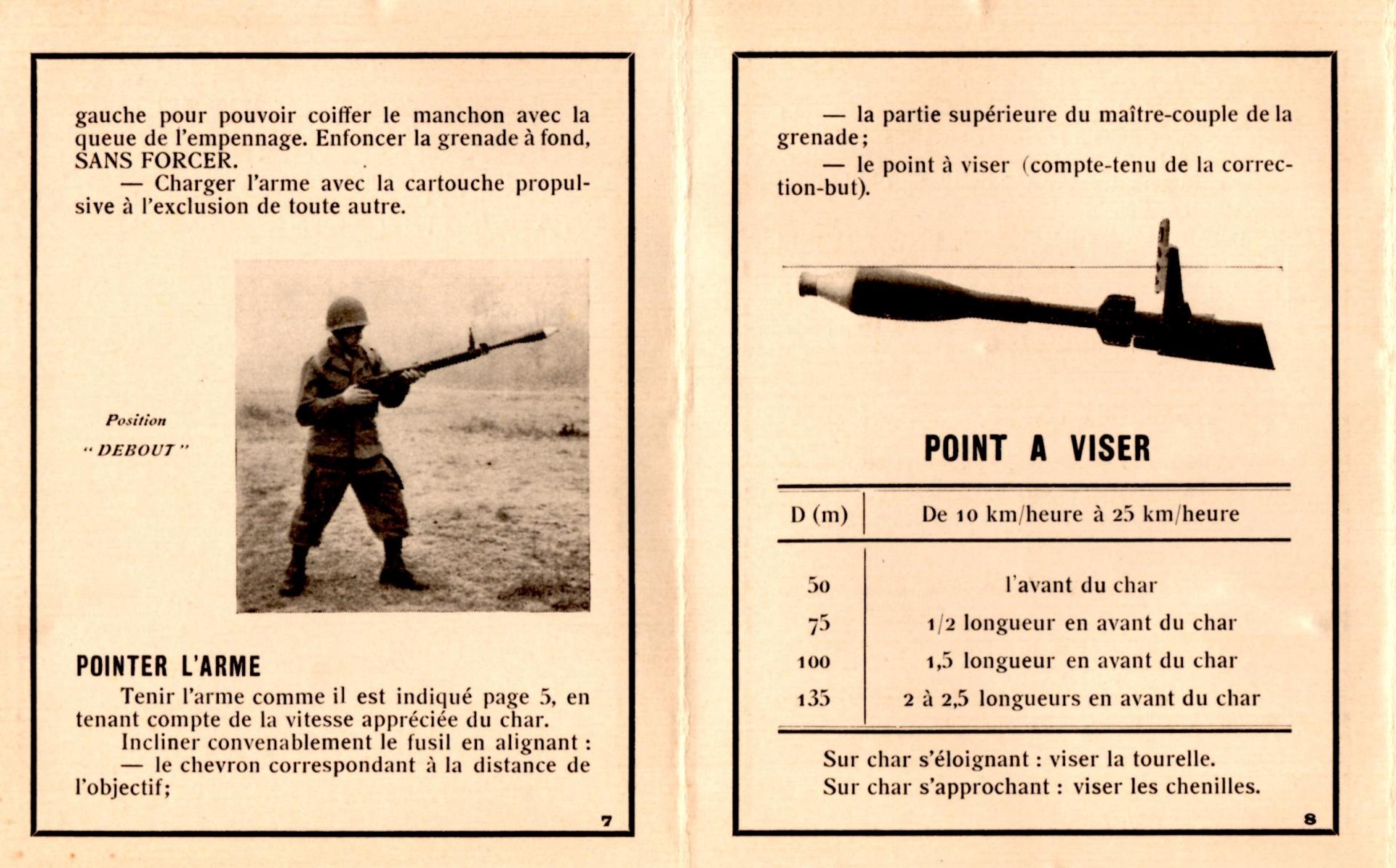 Grenade antichar a fusil de 60 mm modele 1951 livret 2